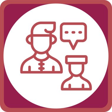 İnsan simgesinin vektör illüstrasyonu