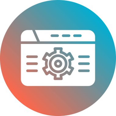 seo modern simgesinin vektör illüstrasyonu