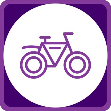 bisiklet ikonu vektör illüstrasyonu