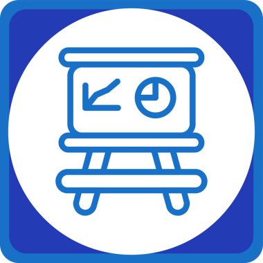 Modern eğitim ikonunun vektör illüstrasyonu