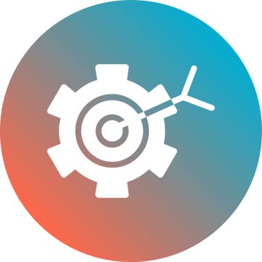 Teçhizat Web simgesi basit illüstrasyon