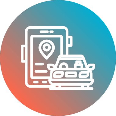 konum. Web simgesi basit illüstrasyon