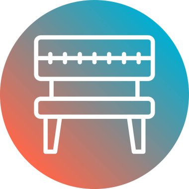 Modern simgenin vektör illüstrasyonu