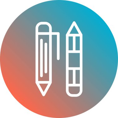 kalem simgesinin vektör illüstrasyonu