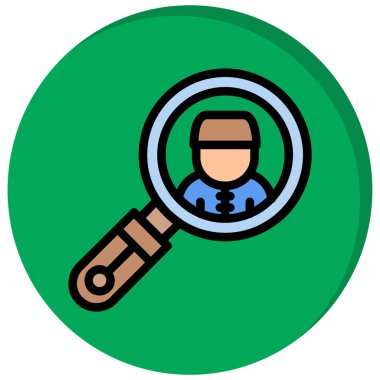 Büyüteç arama simgesini - ana hatlar biçiminde bul