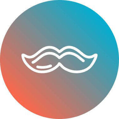 Bir mavi ve kırmızı simgenin vektör illüstrasyonu