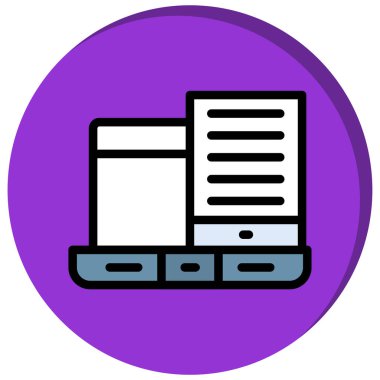 seo modern simgesinin vektör illüstrasyonu