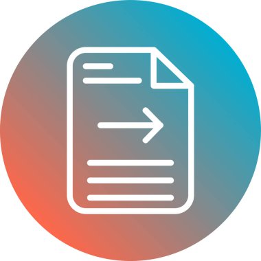 Belge simgesi soyut bir grupta izole edildi