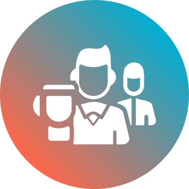 Bir insan simgesinin vektör illüstrasyonu