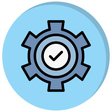 Teçhizat Web simgesi basit illüstrasyon