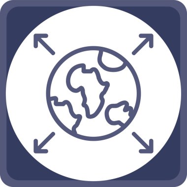 seo modern simgesinin vektör illüstrasyonu