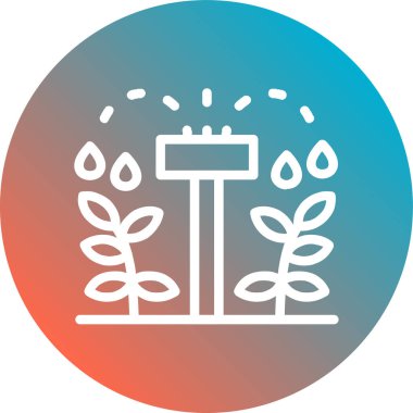 Ağaç simgesinin vektör illüstrasyonu