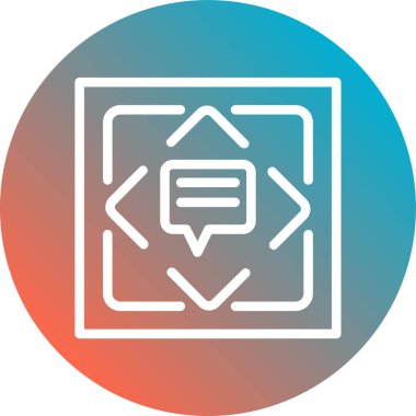 seo modern simgesinin vektör illüstrasyonu