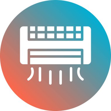 Klavye. Web simgesi basit illüstrasyon