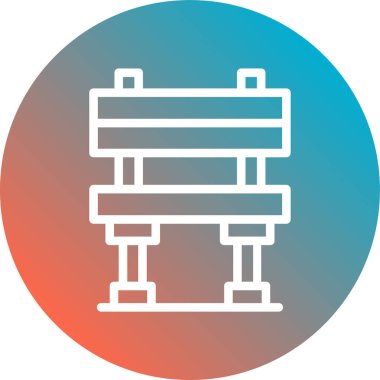 Bir simgenin vektör illüstrasyonu