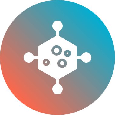 Modern bir simgenin vektör illüstrasyonu