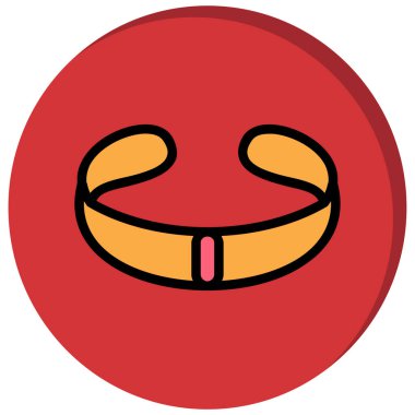 Çizgi film simgesinin vektör çizimi