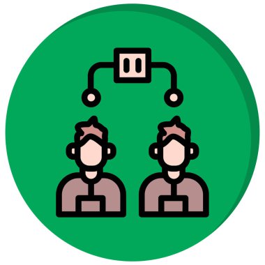 Takım toplantısı. Basit tasarım