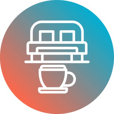 Çay simge vektör çizim