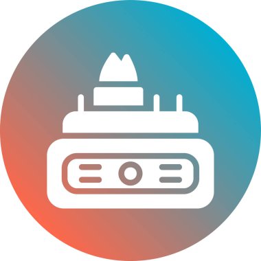 Pil simgesinin vektör illüstrasyonu