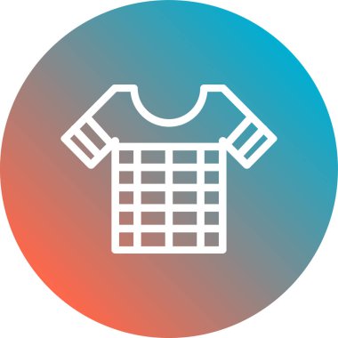 Gömlek. Web simgesi basit illüstrasyon