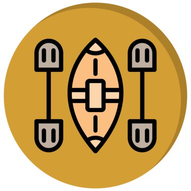 Bir ahşap simgenin vektör illüstrasyonu