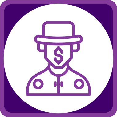 Dolar para çantası simgesi