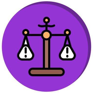 Denge dengesi simgesi - dış hat biçiminde