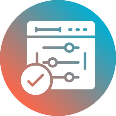 Web simgesi vektör illüstrasyonu