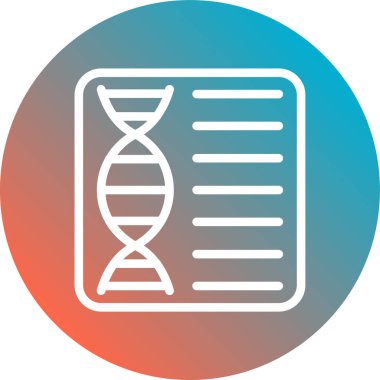 dna. Web simgesi vektör illüstrasyonu