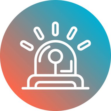 Çemberin bir simgesinin vektör illüstrasyonu