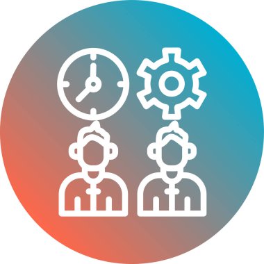 iş simgesi vektör illüstrasyonu