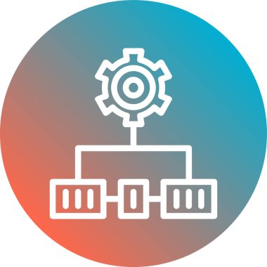 seo modern simgesinin vektör illüstrasyonu