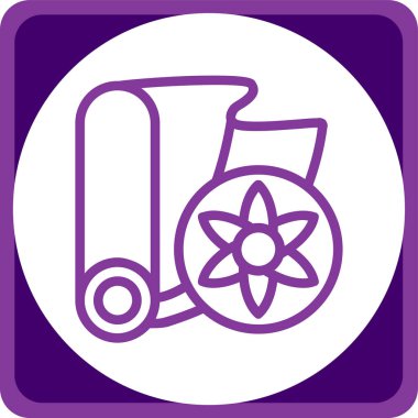 Eğitimin vektör illüstrasyonu modern simge