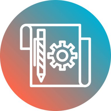 kalem simgesinin vektör illüstrasyonu