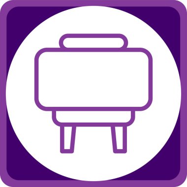 Modern b 'nin vektör illüstrasyonu eksik simgesi