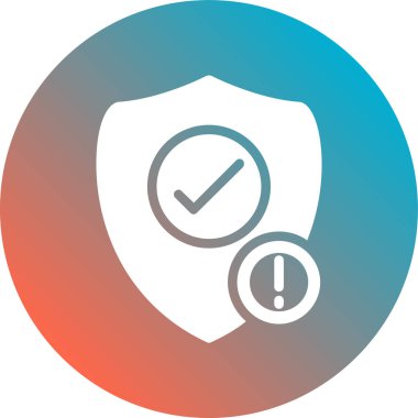 Uyarı simgesinin vektör illüstrasyonu