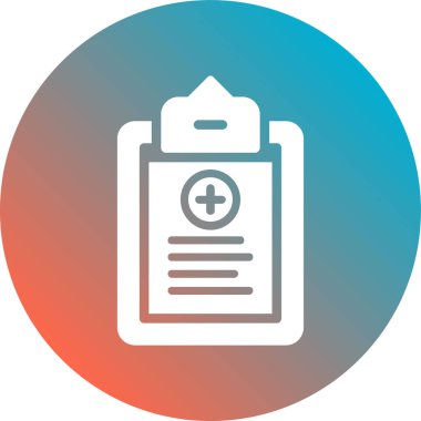 tıbbi kitap simgesi vektör illüstrasyonu