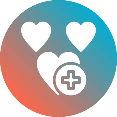 Bir kalbin vektör illüstrasyonu