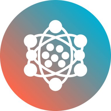 Bir ağ simgesinin vektör illüstrasyonu