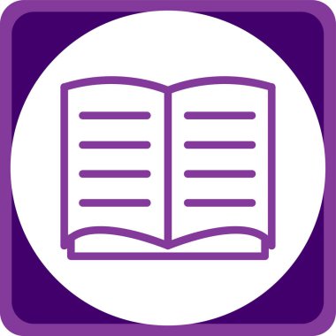 kitap web vektör simgesi