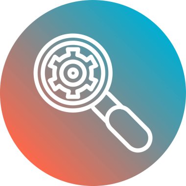 seo modern simgesinin vektör illüstrasyonu