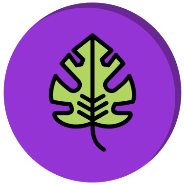 bitki simgesi vektör illüstrasyonu