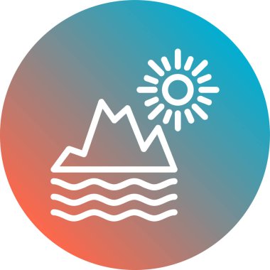 vektör çizimi, su damlasının basit tasarımı.