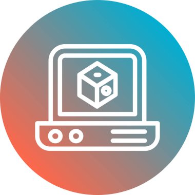 Modern b 'nin vektör illüstrasyonunda müziğin eksik simgesi