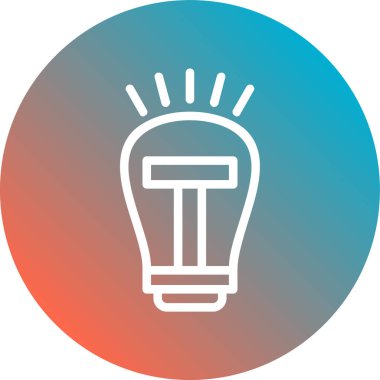 ampul vektör simgesi