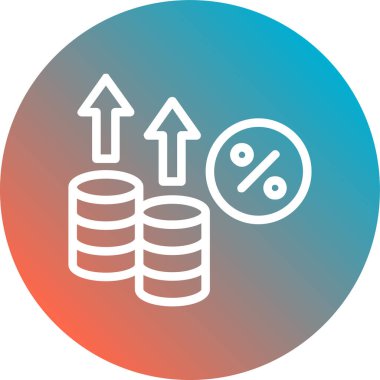 vektör pasta çizelgesi simgesi