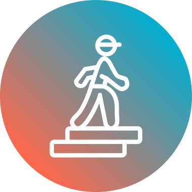 Modern anıt simgesinin vektör illüstrasyonu