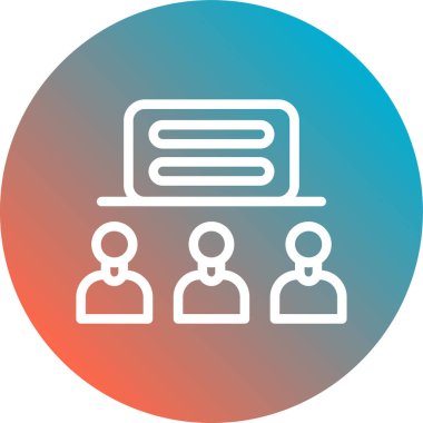 İnsan simgesinin vektör illüstrasyonu