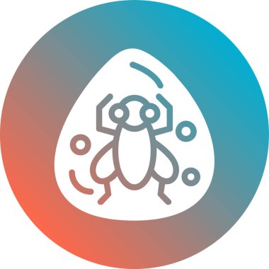 Böcek simgesi, vektör çizimi